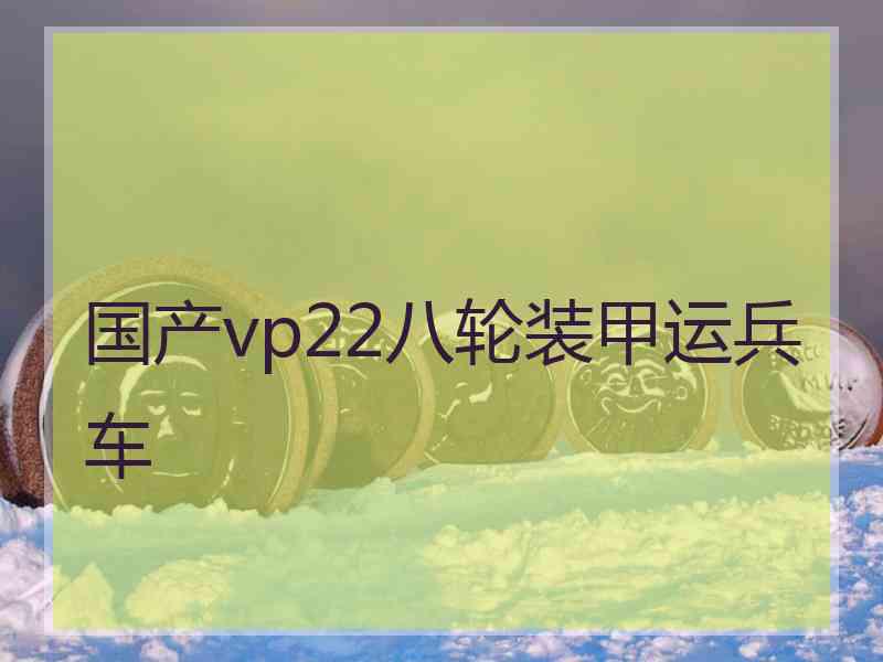 国产vp22八轮装甲运兵车