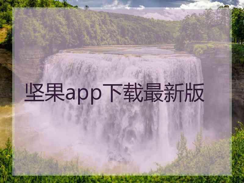 坚果app下载最新版